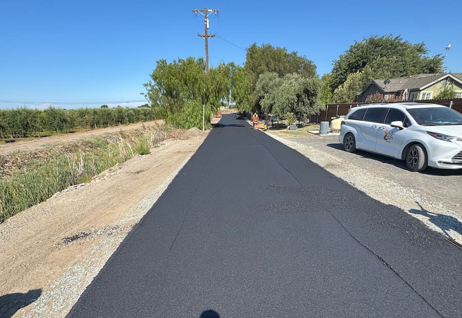 Asphalt paving project by Black Rock Asphalt
