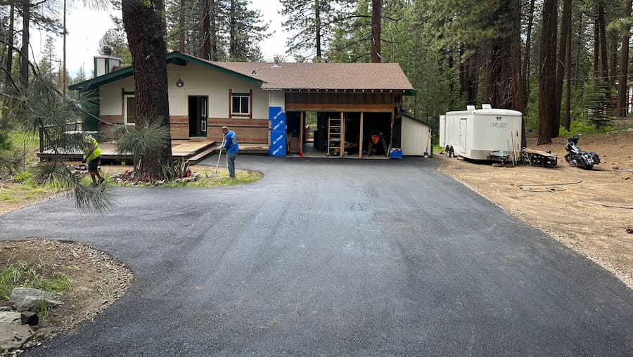 Asphalt paving project by Black Rock Asphalt
