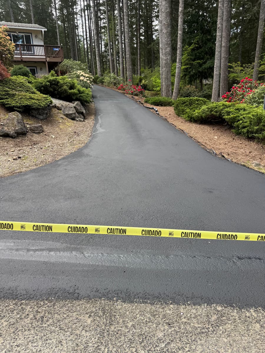 Asphalt paving project by Black Rock Asphalt