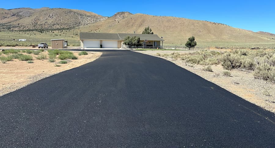 Asphalt paving project by Black Rock Asphalt