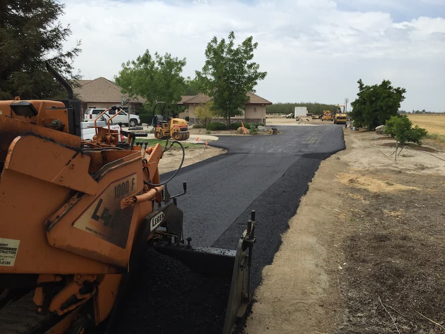Asphalt paving project by Black Rock Asphalt