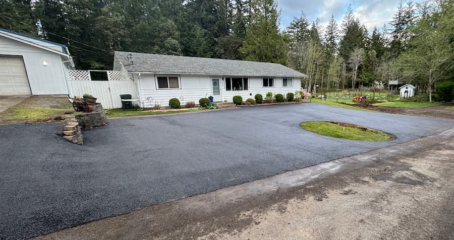 Asphalt paving project by Black Rock Asphalt