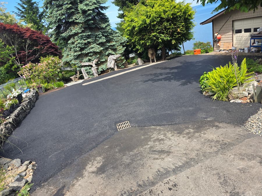 Asphalt paving project by Black Rock Asphalt