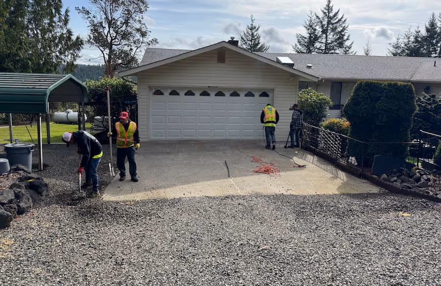 Asphalt paving project by Black Rock Asphalt